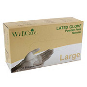 WellCare Large Latex Disposable Gloves - Shop Cleaning Tools at H-E-B