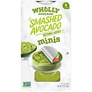 WHOLLY Avocado Minis, Chunky, Kosher, Gluten Free, 12 oz Box of 6 Plastic  Cups