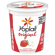 Yoplait Original Low-Fat Strawberry Banana Yogurt - Shop 