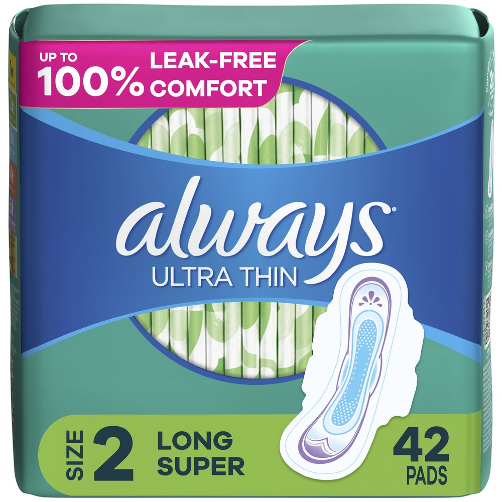 Always Ultra Thin Extra Heavy Overnight Pads - Size 5 - Shop Pads & Liners  at H-E-B