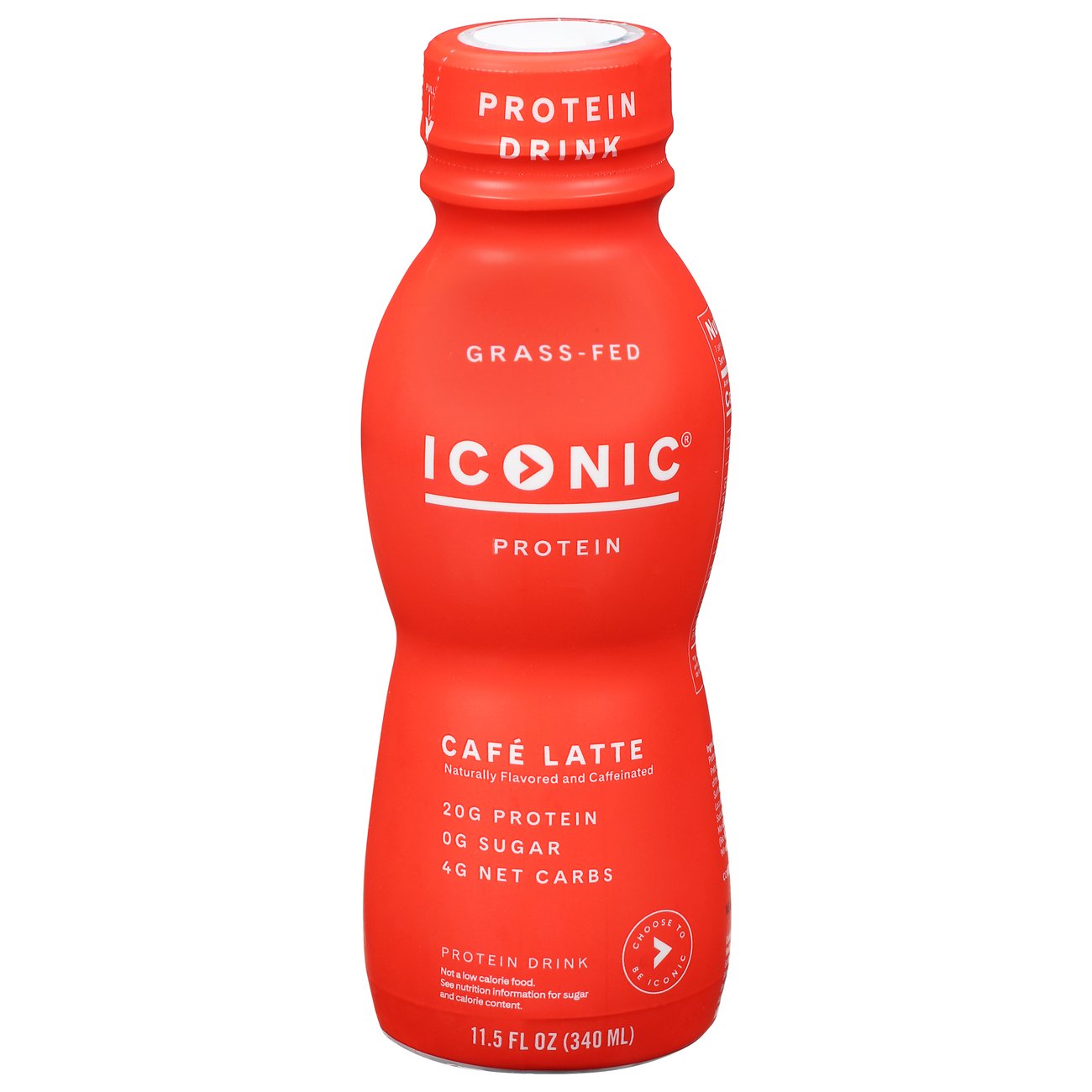 Iconic 20g Grass-Fed Protein Drink - Cafe Latte - Shop Diet & Fitness at  H-E-B