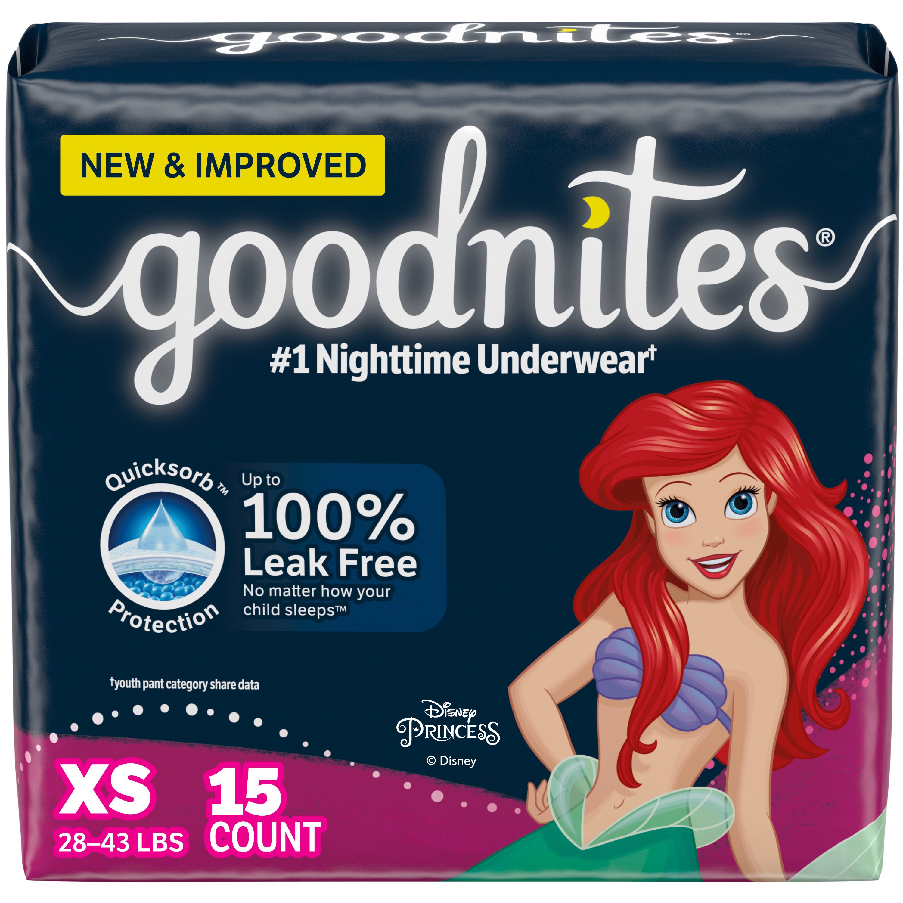 Goodnites Overnight Underwear for Girls - XS - Shop Training Pants at H-E-B