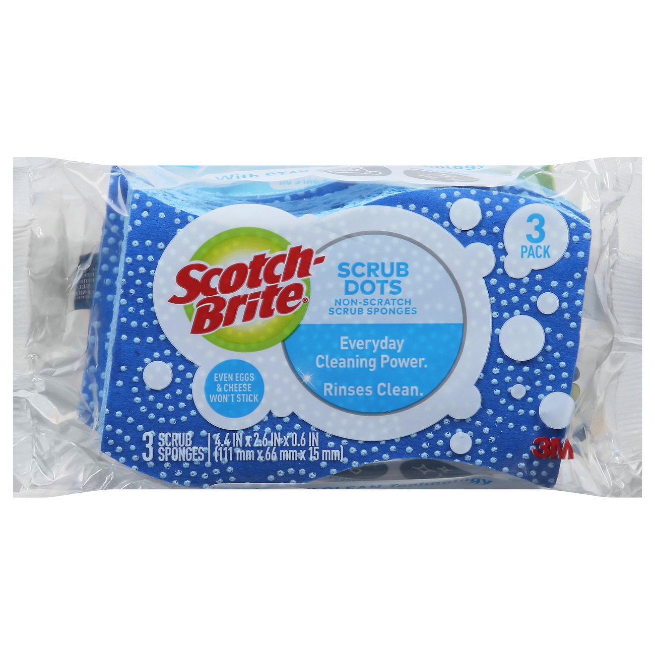 Scotch-Brite Scrub Dots Non-Scratch Dishwand Refills - Shop Sponges &  Scrubbers at H-E-B