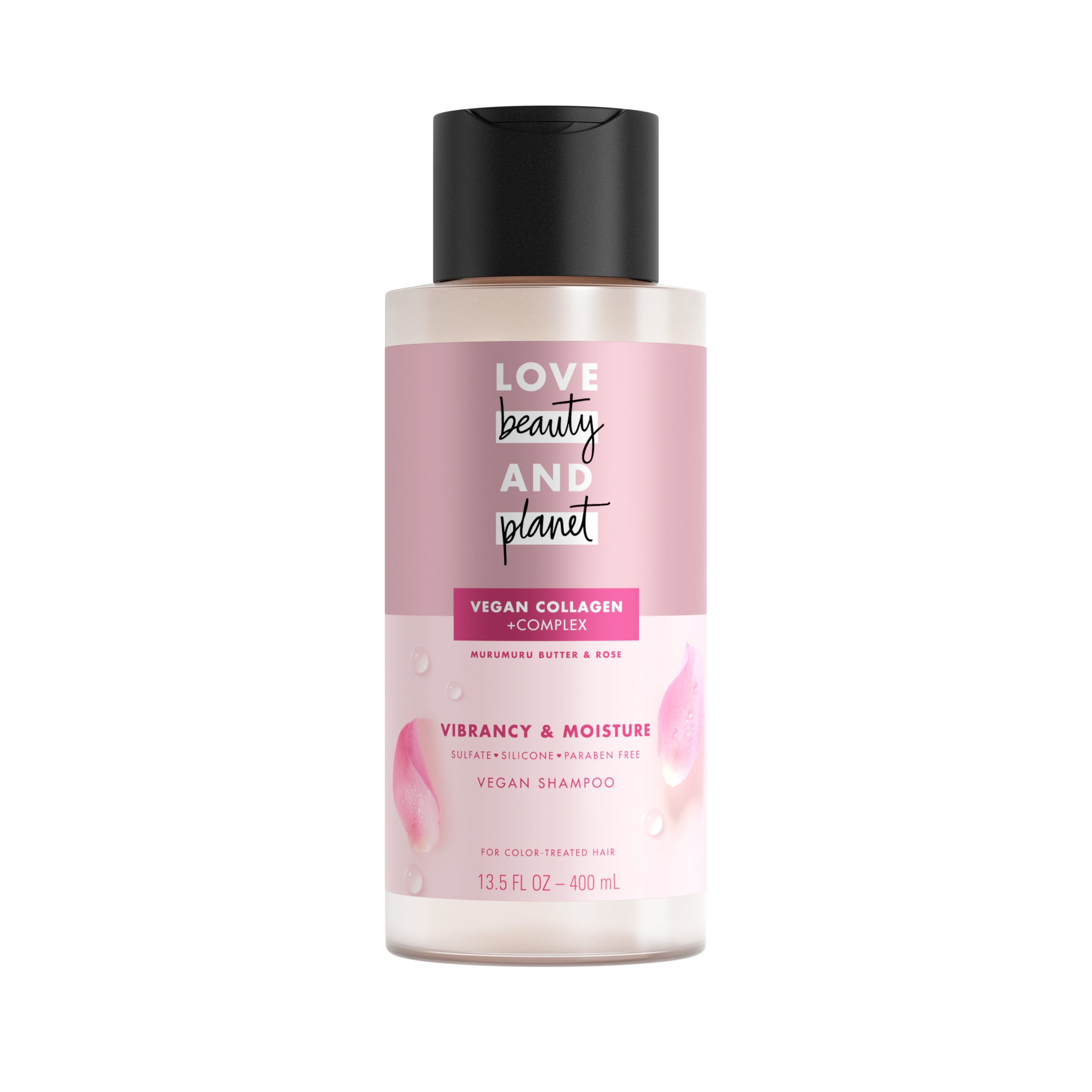 Love Beauty and Planet Nourishing Daily Shampoo, Murumuru Butter & Rose,  13.5 fl oz 
