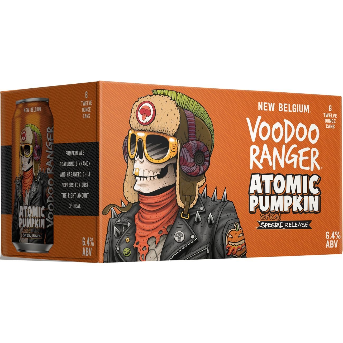 New Belgium Voodoo Ranger Atomic Pumpkin 6 pk Cans - Shop Beer at