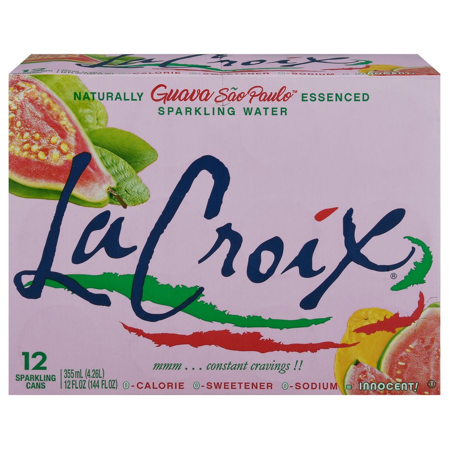 LaCroix Guava Sao Paulo Sparkling Water 12 pk Cans - Shop Water at