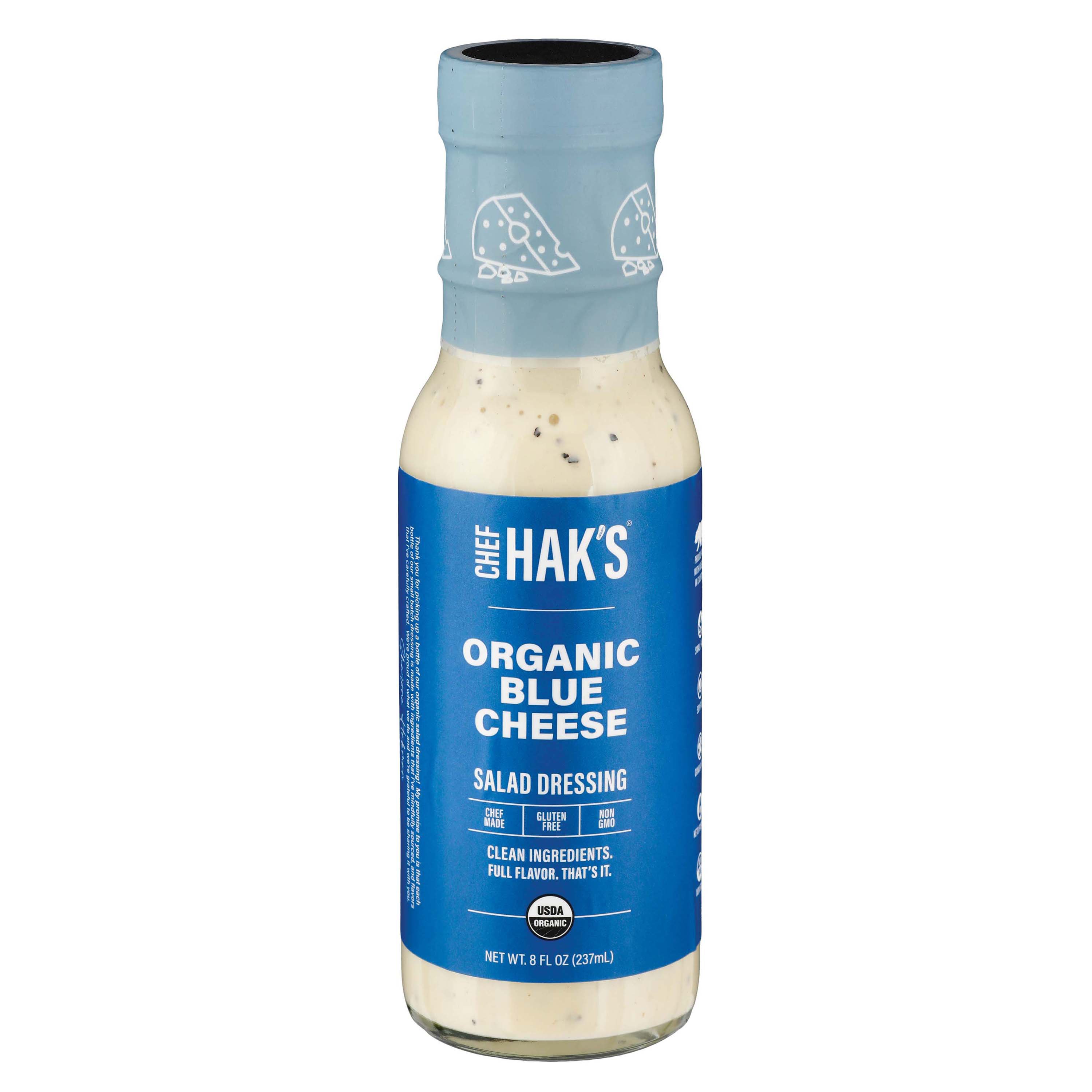 Chef Hak's Organic Blue Cheese Salad Dressing (Sold Cold)