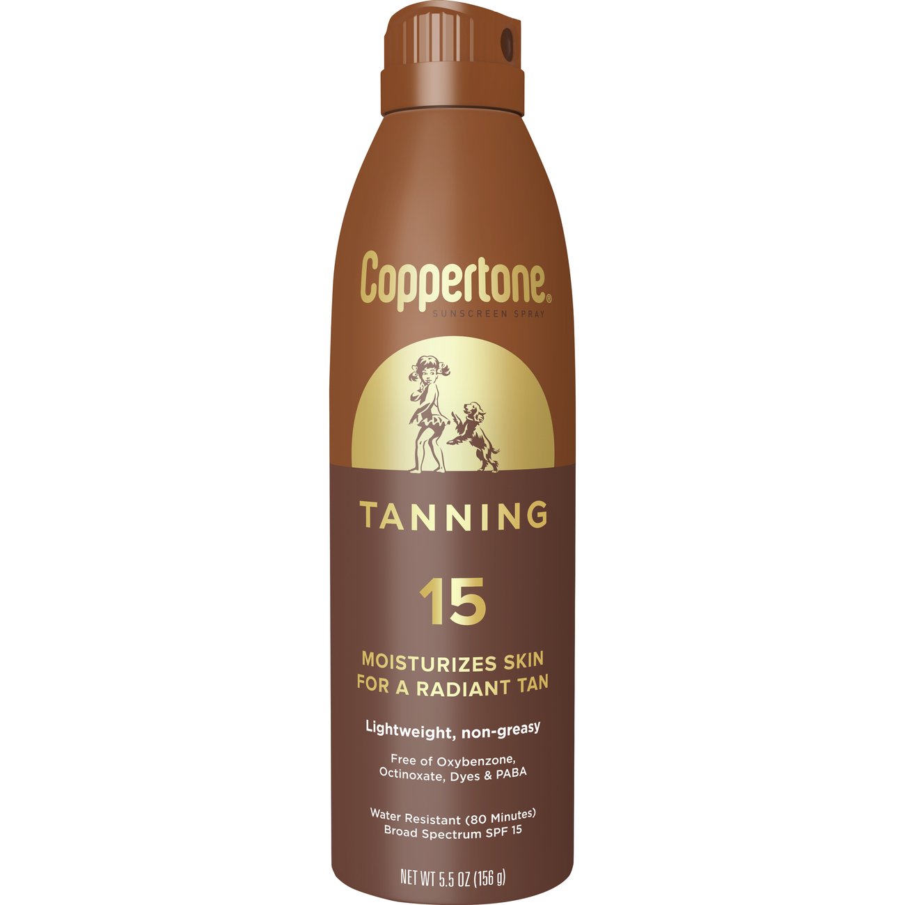 Coppertone Tanning Sunscreen Spray SPF 15 - Shop Sunscreen & self