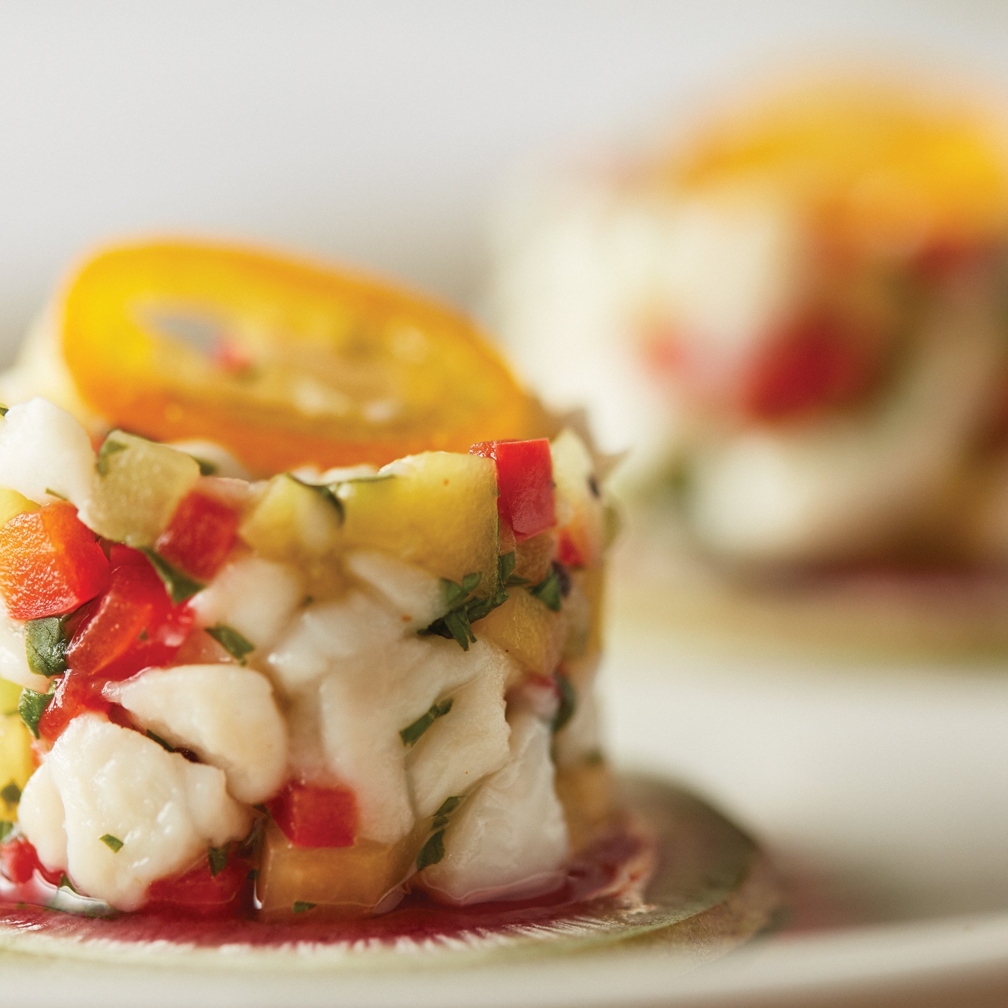 Ginger Halibut Ceviche