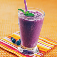 High Protein Blueberry Vanilla Smoothie Recipe from H-E-B