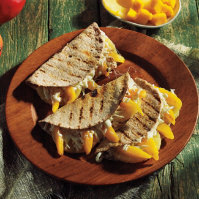 Mango and Pineapple Quesadillas