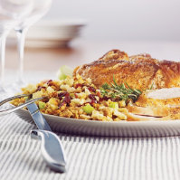 Turkey With Cranberry Apple Stuffing