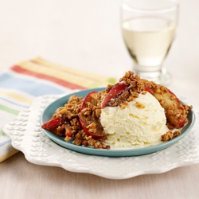 Warm And Crunchy Apple Crisp