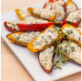 Grilled Goat Cheese Stuffed Peppers
