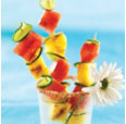 Grilled Pineapple and Watermelon Skewers