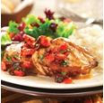 Pork Chops with Two-Tomato Salsa Recipe from H-E-B