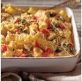 Roasted Vegetable and Chicken Alfredo Pasta Bake Recipe from H-E-B