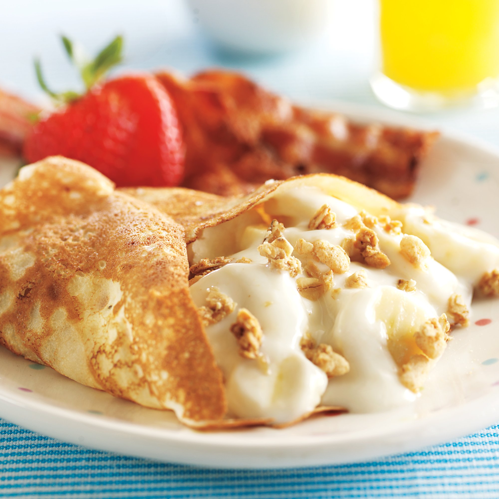 Banana and Yogurt Crepes Recipe from H-E-B