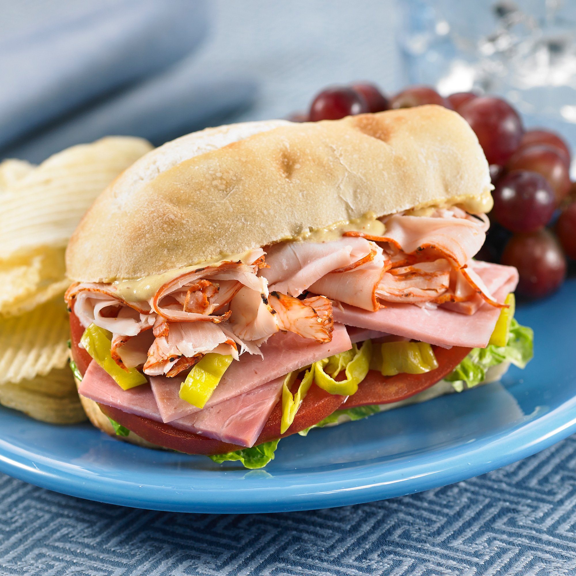 Copycat Subway Turkey Sandwich with Ham - From Michigan To The Table