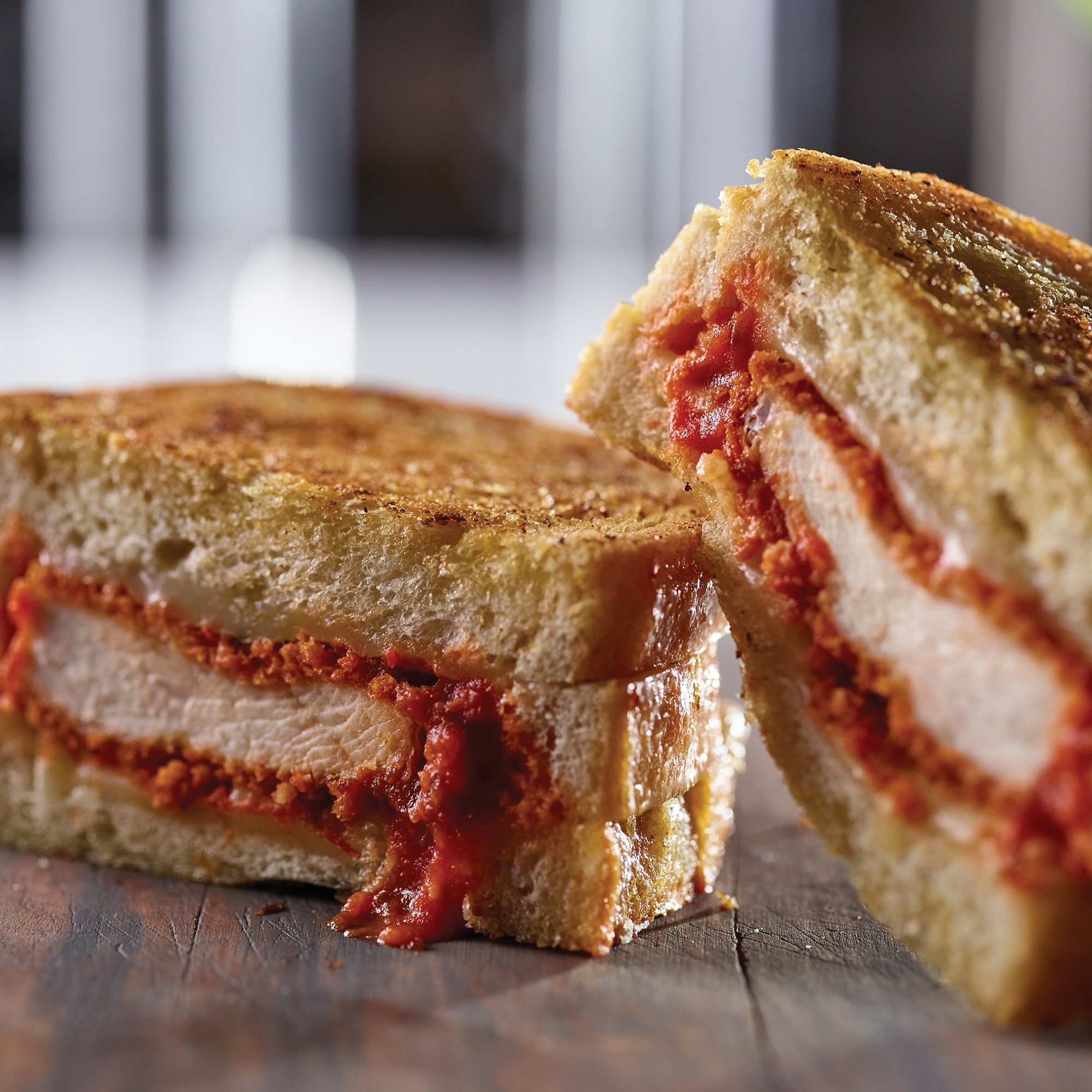 Chicken Parm Stuffed Grilled Cheese Recipe From H E B