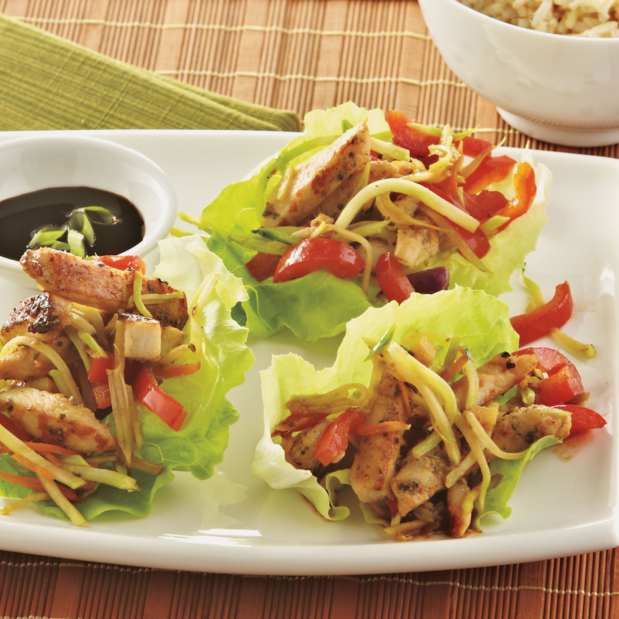 Chicken Stir Fry Wraps Recipe From H E B