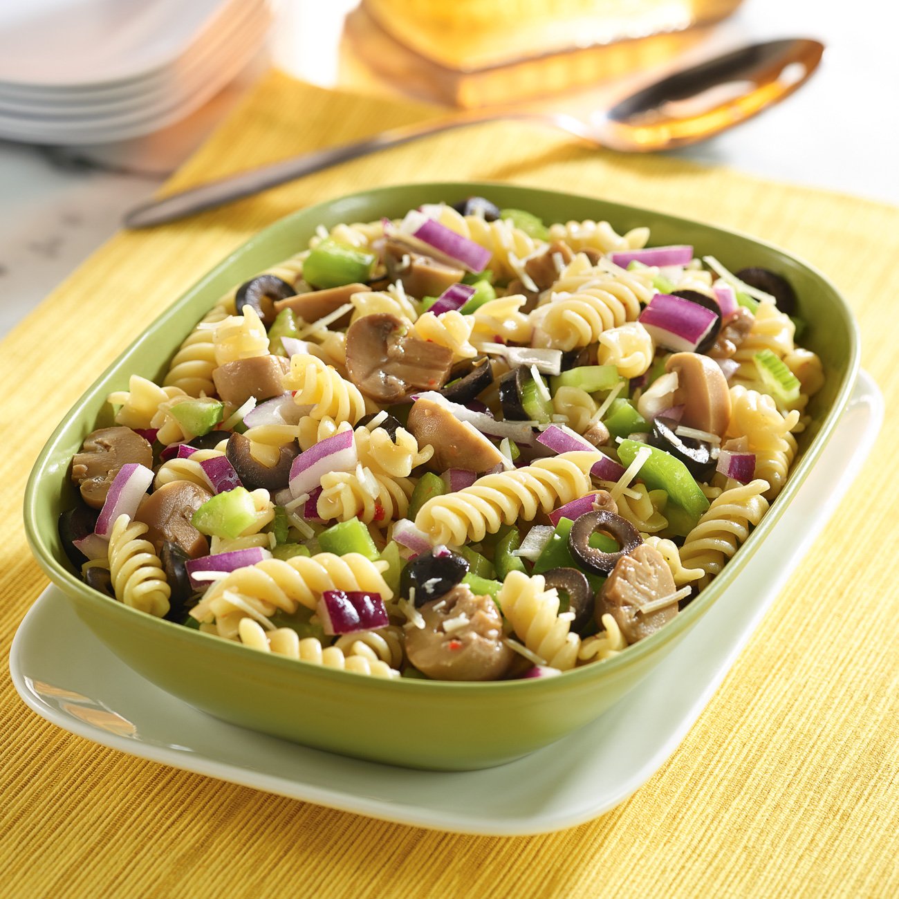 Crunchy Vegetable Rotini Salad Recipe from H-E-B