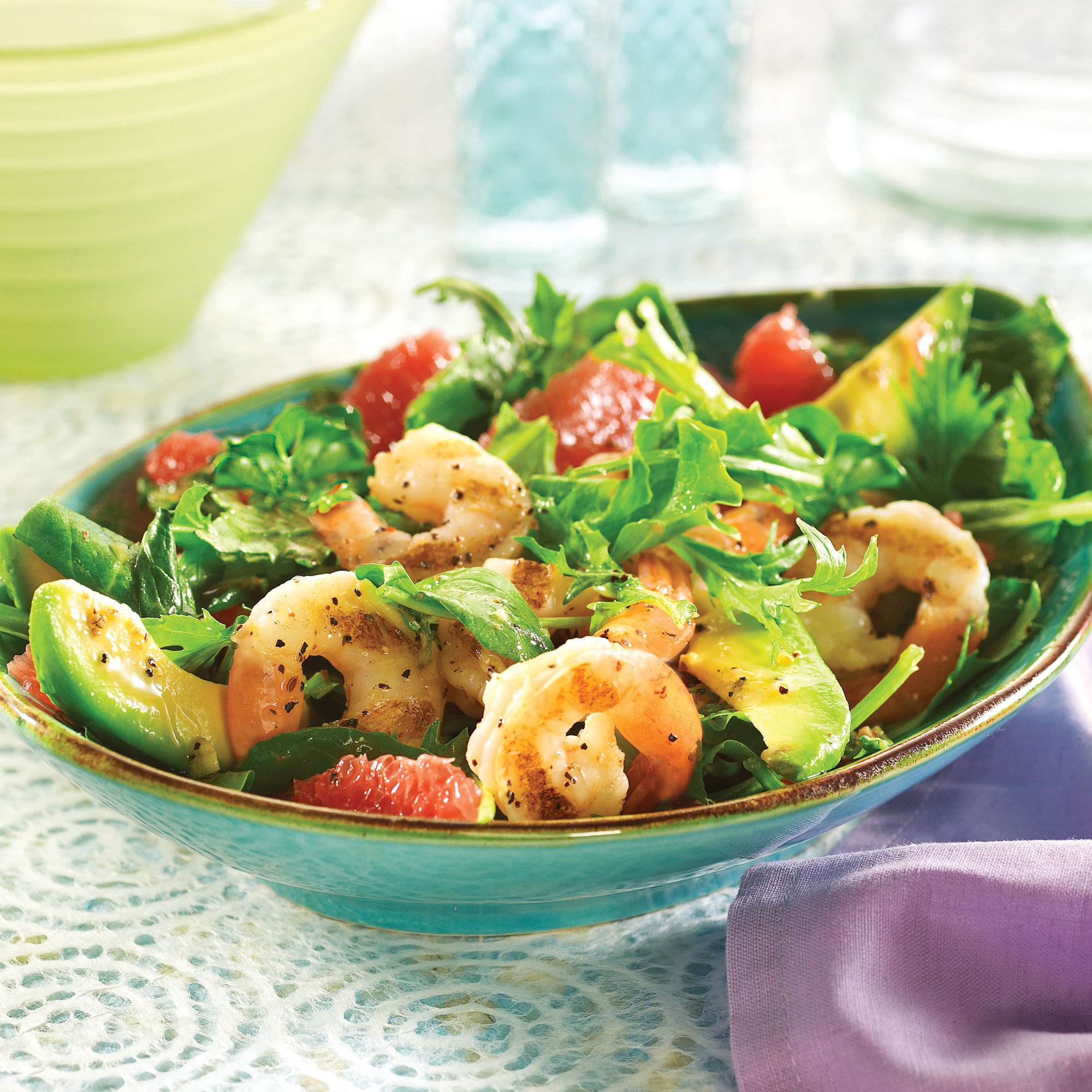 Grilled Shrimp and Grapefruit Salad Recipe from H-E-B