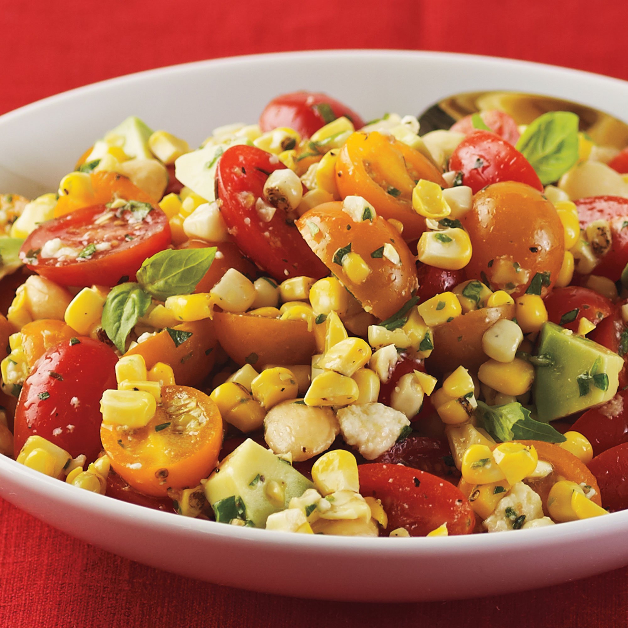 Grilled Sweet Corn and Tomato Salad Recipe from H-E-B