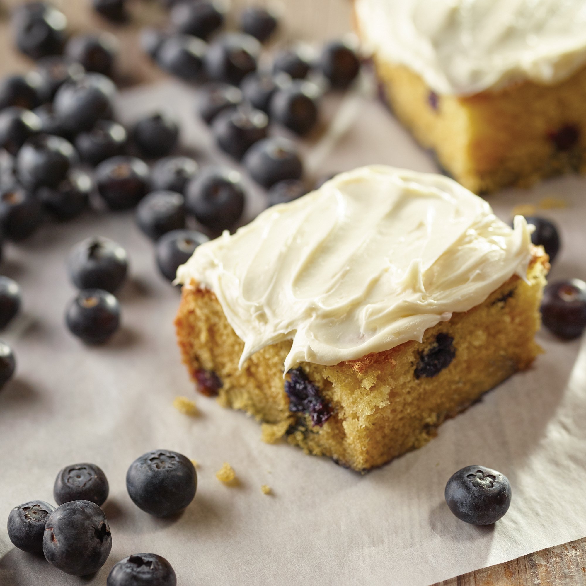 BLUEBERRY CREAM CHEESE BUTTER CAKE - The Southern Lady Cooks