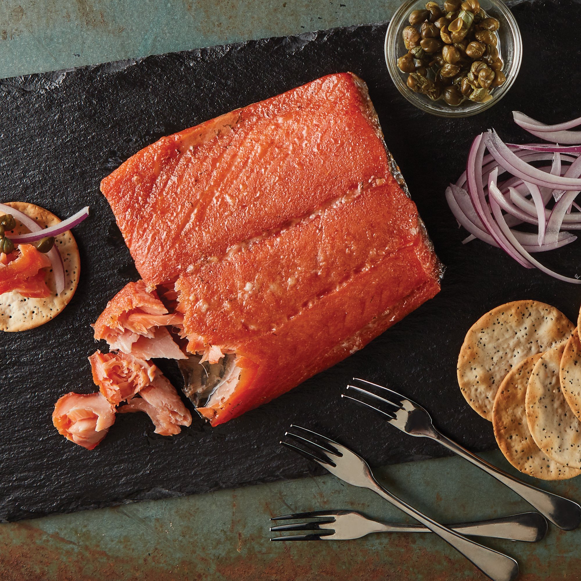 Herbed Cream Cheese & Smoked Salmon Recipe from H-E-B