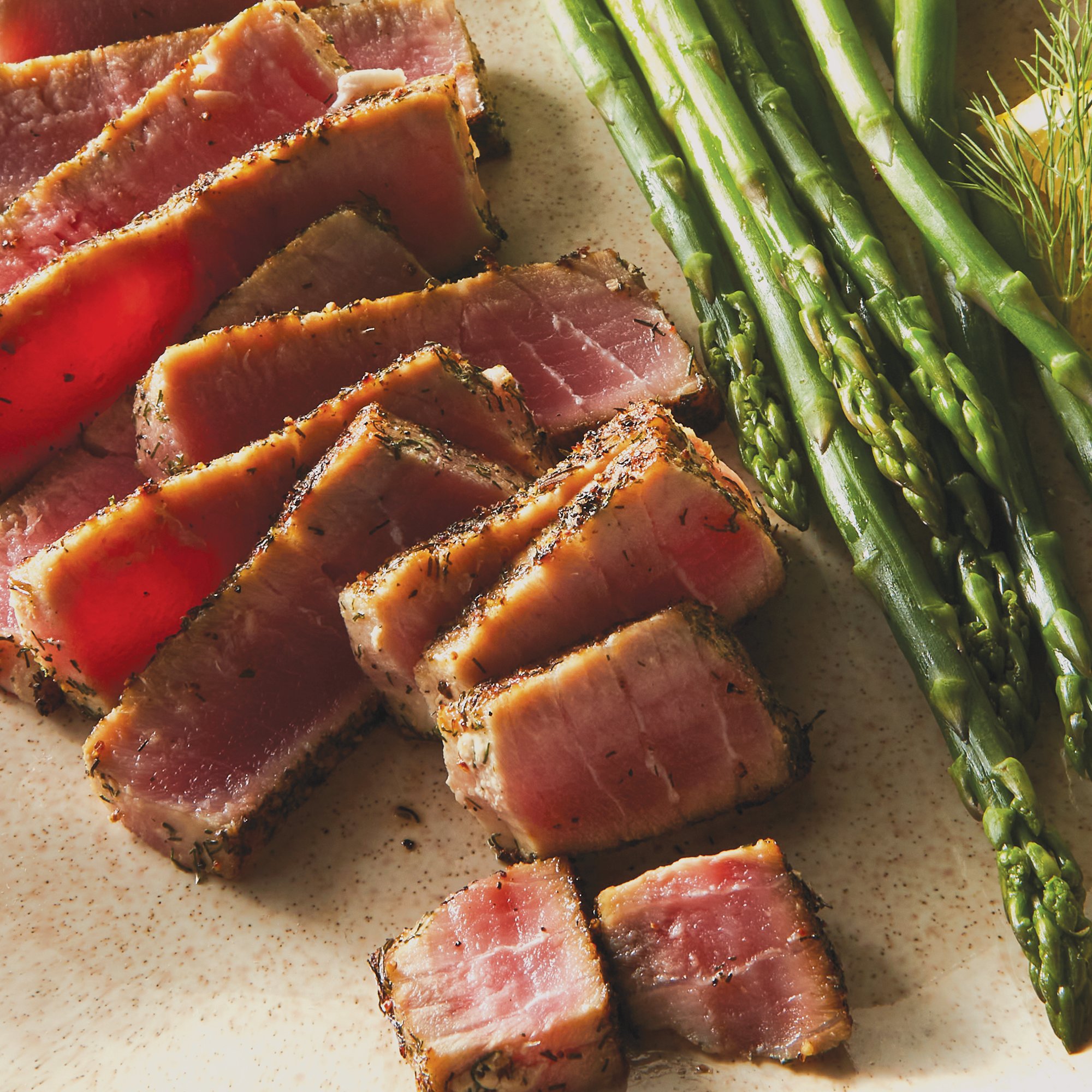 Seared Ahi Tuna with Dill Caper Sauce – Bytes Bits 'n Booze