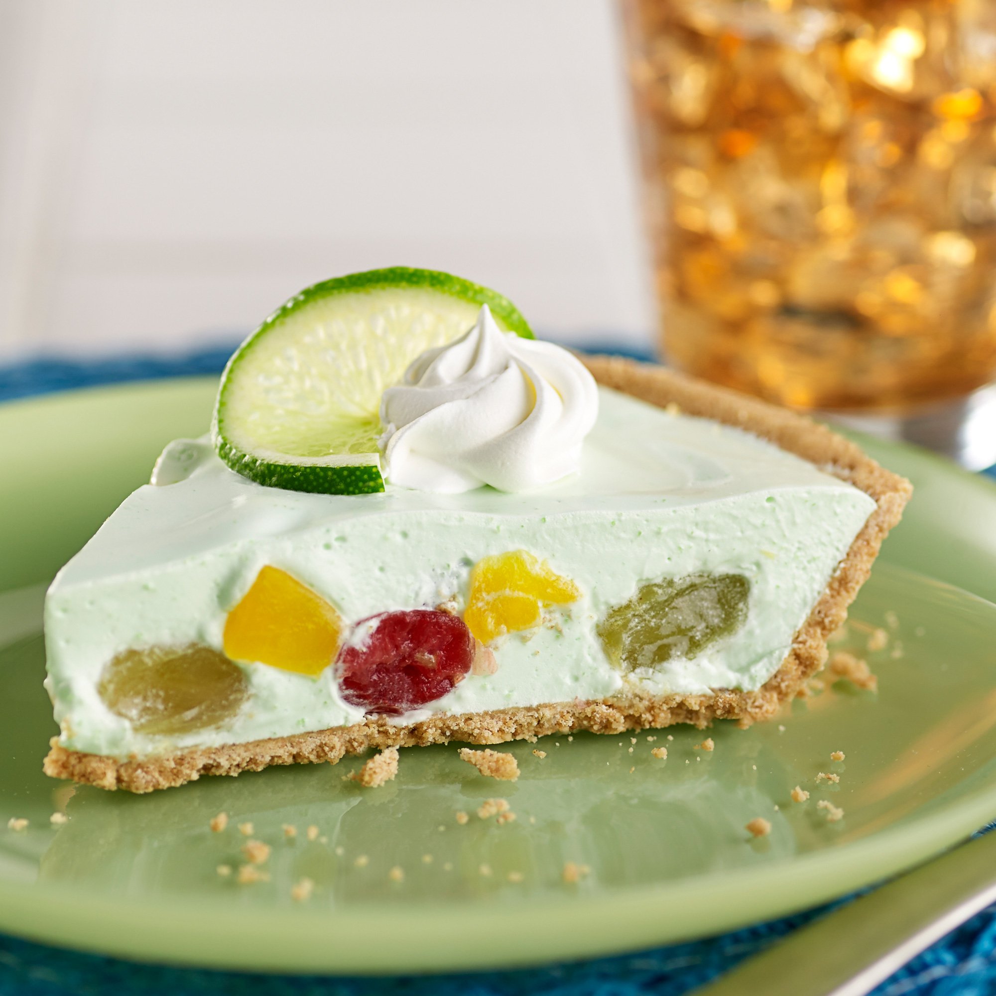 Lime Fruit Cocktail Pie Recipe from H-E-B