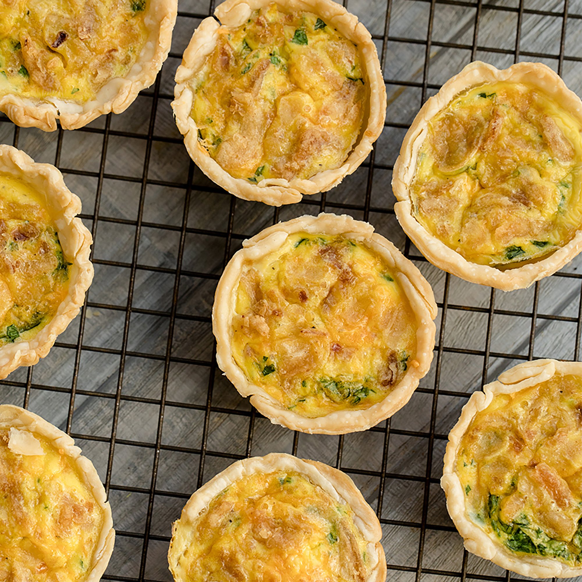 Mini Ham & Cheese Quiche Recipe from H-E-B