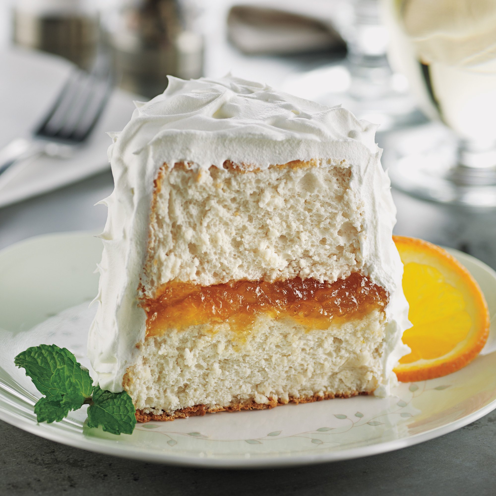 Orange Cream Angel Food Cake Recipe - BettyCrocker.com