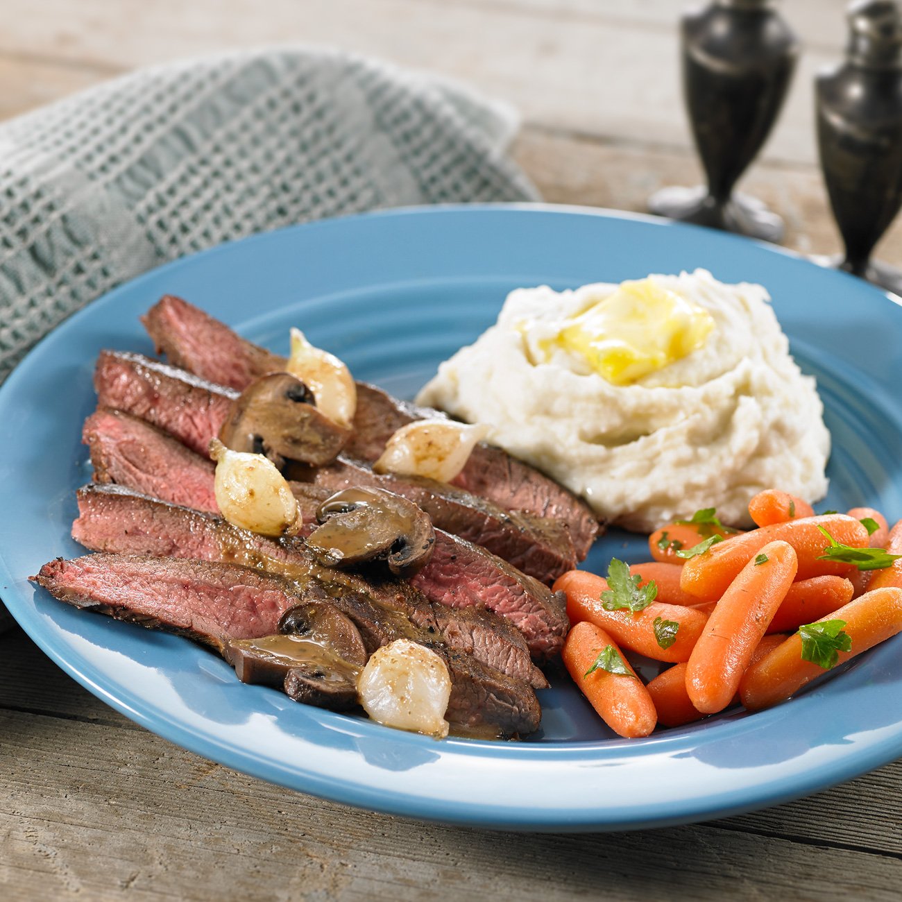 Pan-Seared Flank Steak Recipe from H-E-B