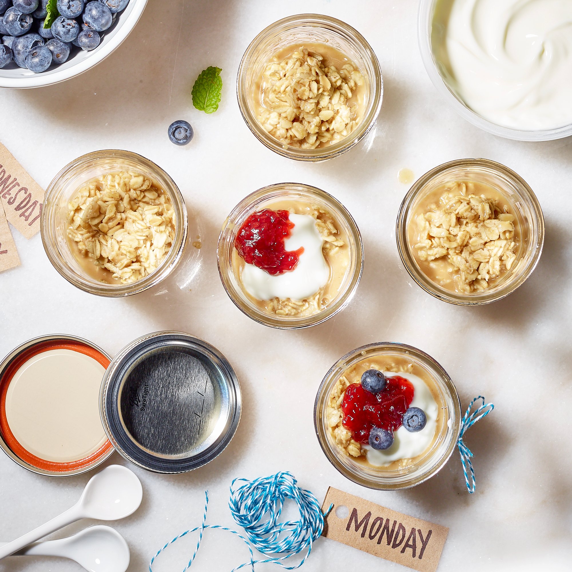 Peanut Butter & Jelly Overnight Oats