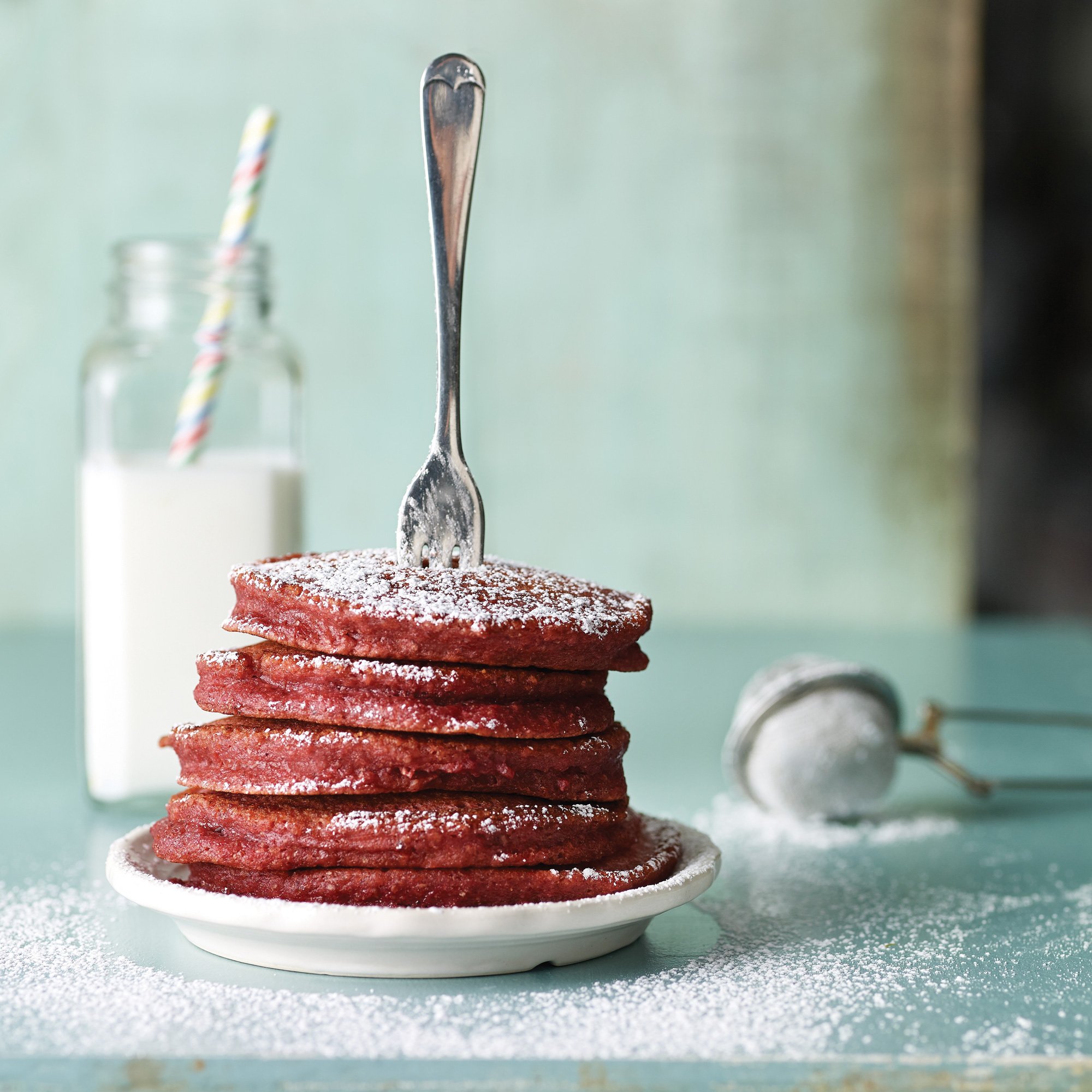 Red Velvet Beet Pancakes Recipe from H-E-B