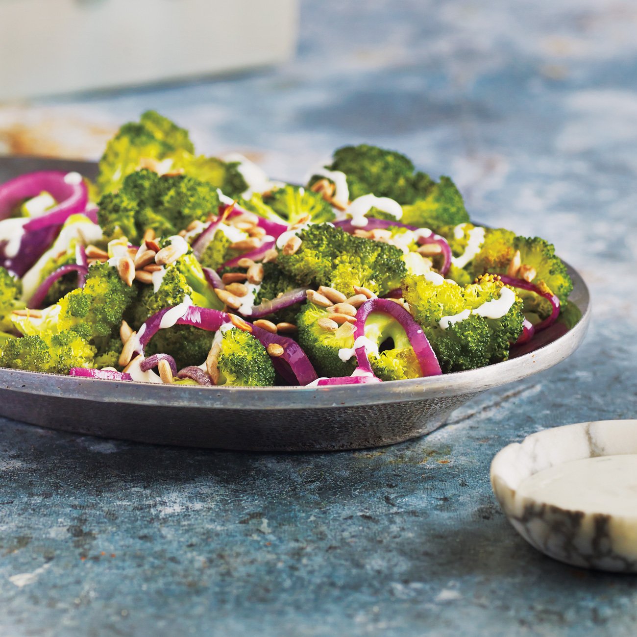 Roasted Broccoli & Red Onion Salad Recipe from