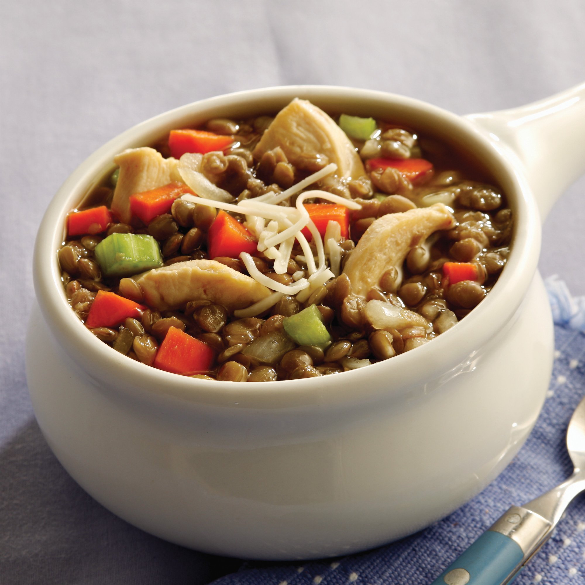 Savory Lentil Chicken Vegetable Soup Recipe From H E B
