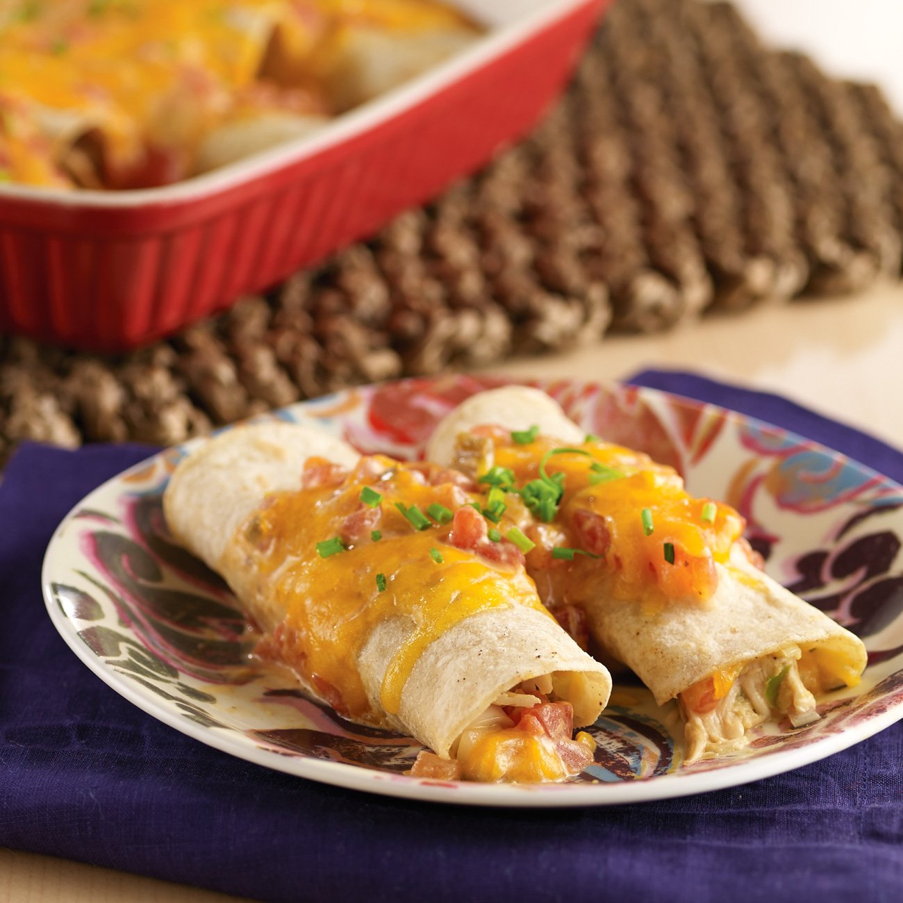 Spicy Chicken Enchiladas Recipe from H-E-B