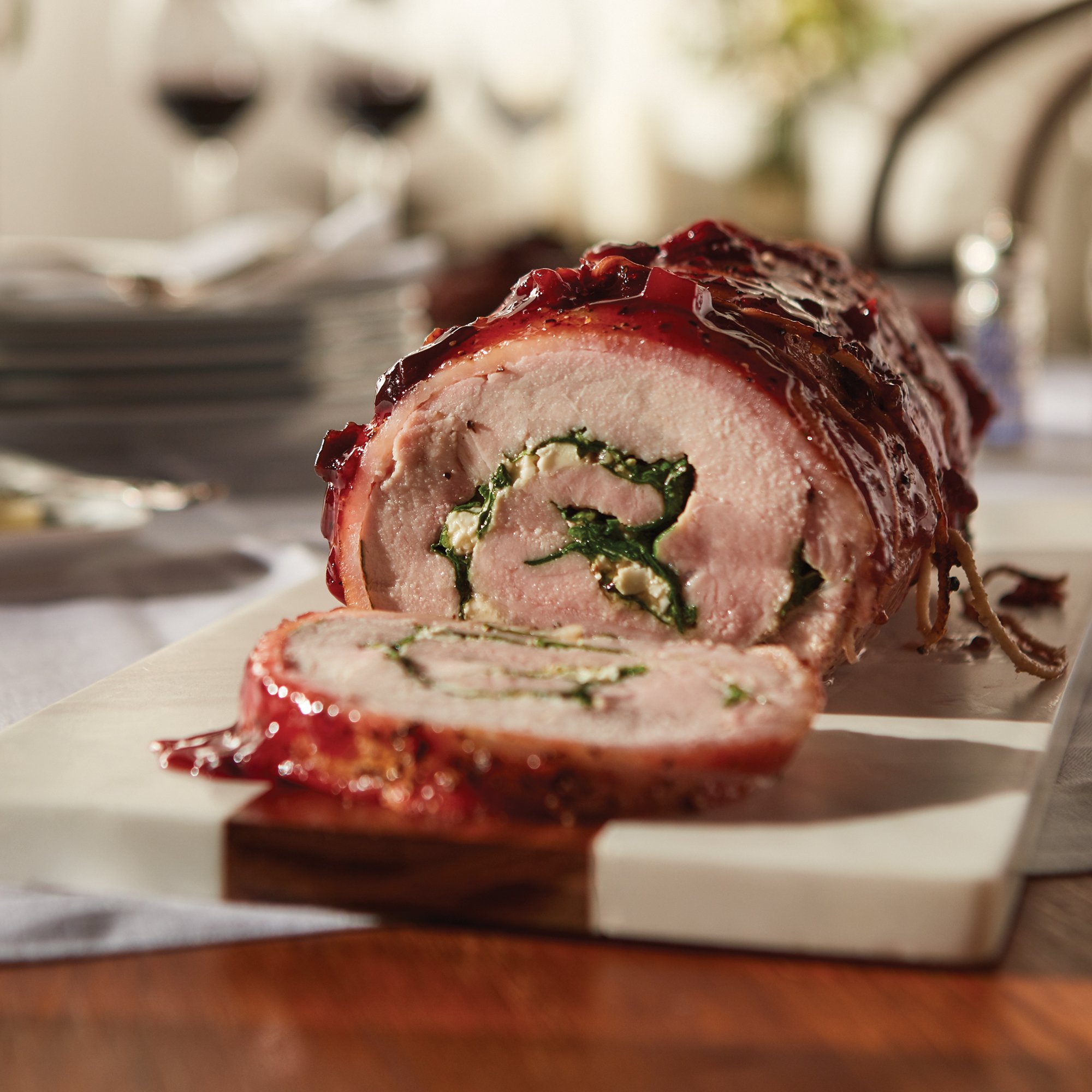 Featured image of post Steps to Make Spinach And Feta Stuffed Pork Tenderloin Wrapped In Bacon