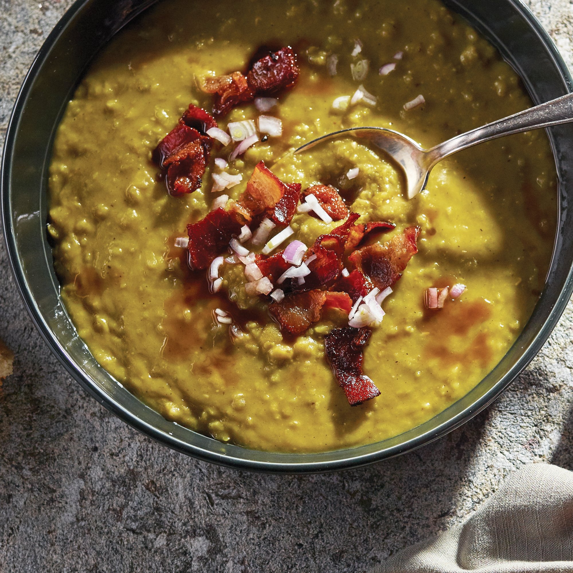 Hearty Split Pea Soup With Bacon Recipe - NYT Cooking