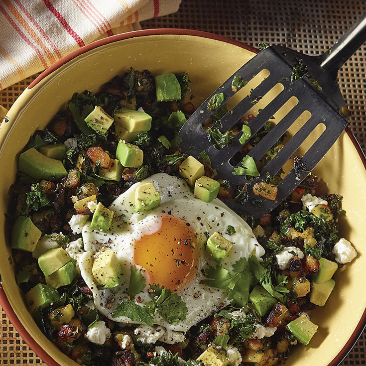 Avocado breakfast skillet