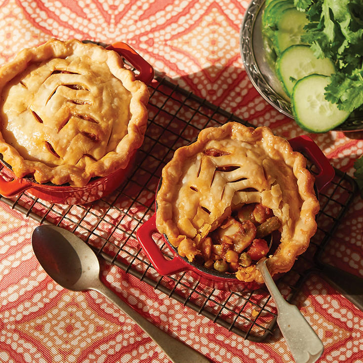 Butter chicken pot pie