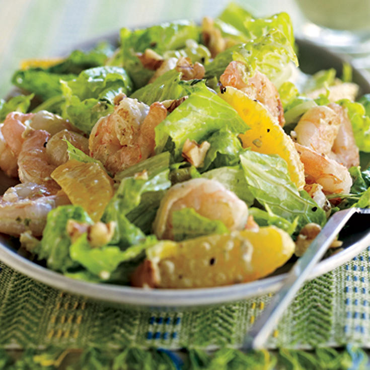Creamy Cilantro Shrimp Salad 