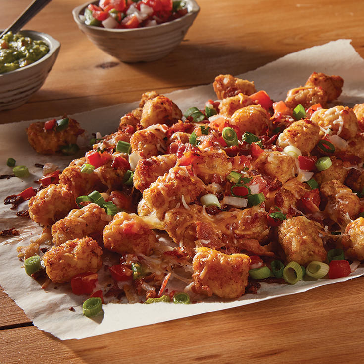 Tot-chos (Tater tot nachos)