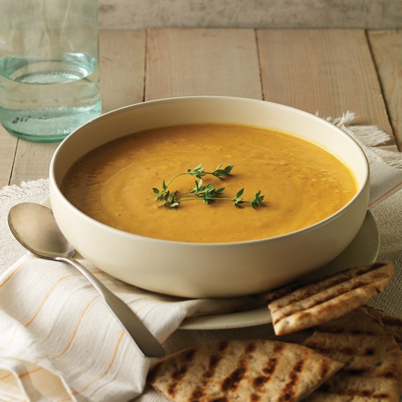 Sweet Potato And Sea Buckthorn Bisque